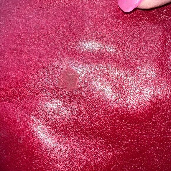 Jimmy Choo Laptop Holder/Clutch/Wristlet Black and Red Leather With Studs - Picture 16 of 16